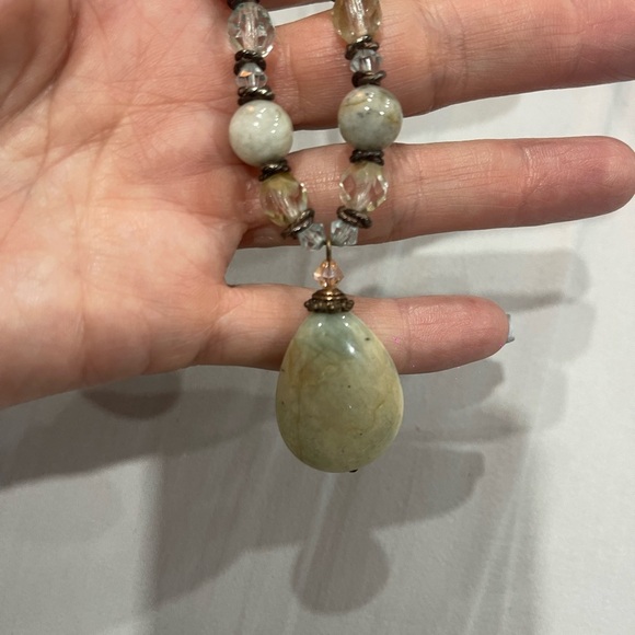 Necklace with stone very unique - Picture 2 of 3